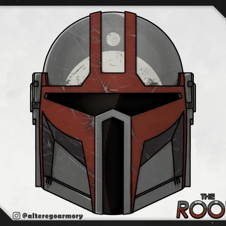 The Rook: 3D printable helmet inspired by the Mandalorian