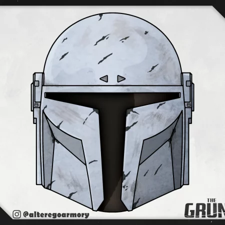 The Grunt: 3D printable helmet inspired by the Mandalorian