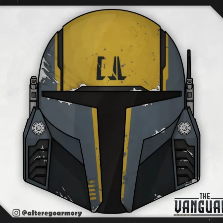 The Vanguard: 3D printable helmet inspired by the Mandalorian